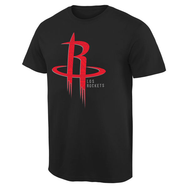 NBA Men Houston Rockets Noches Enebea TShirt Black->nba t-shirts->Sports Accessory
